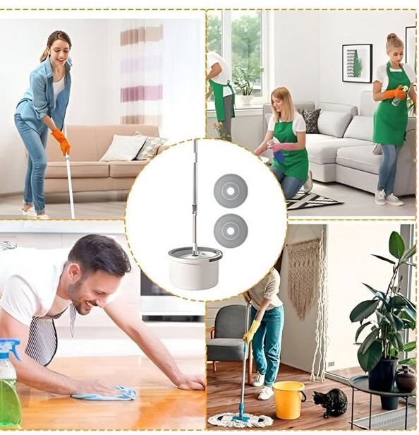 Jedinečný rotačný mop s vedrom